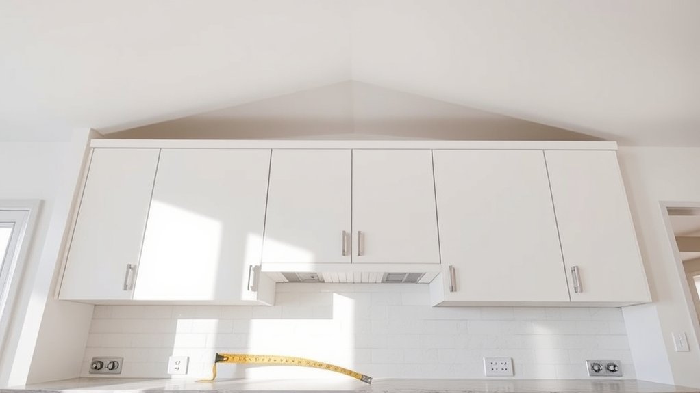 adjust cabinets to ceiling height