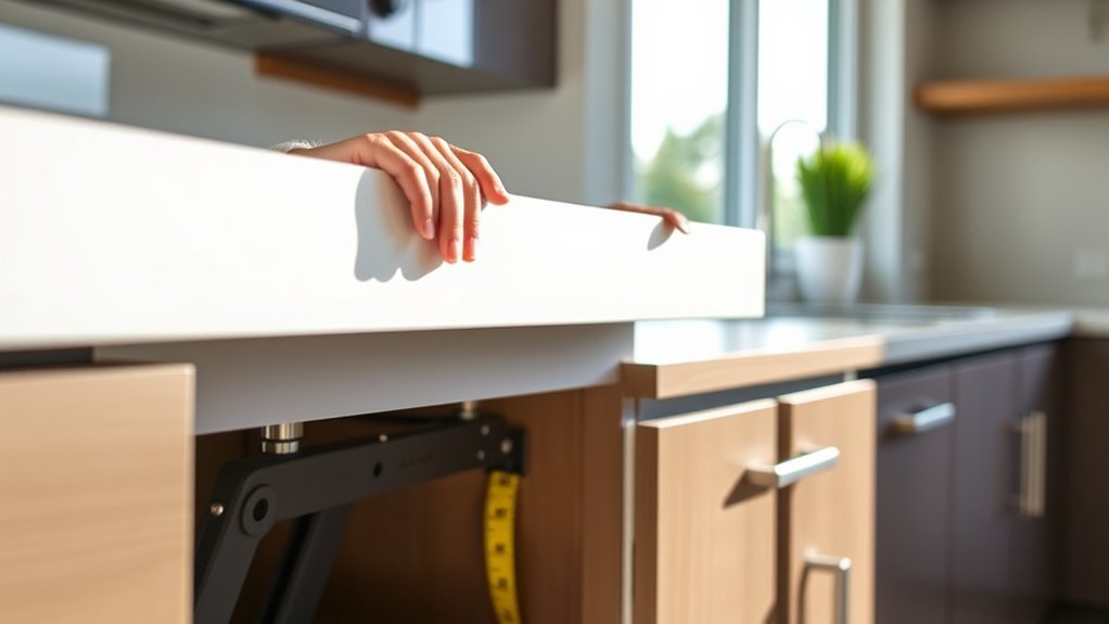 adjustable ergonomic kitchen counter heights