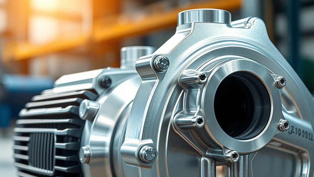 aluminum pumps strong lightweight thermally conductive
