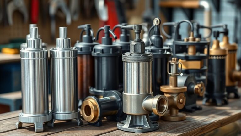 are water pump materials aluminum