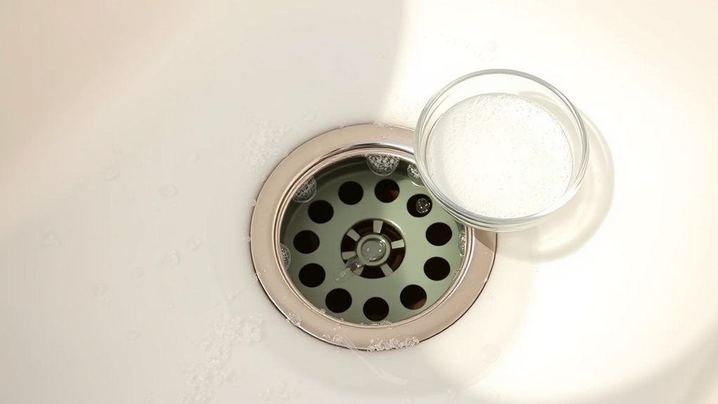 baking soda and vinegar drain solution