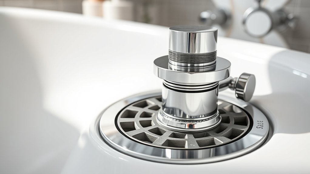bathtub drains vary measure first