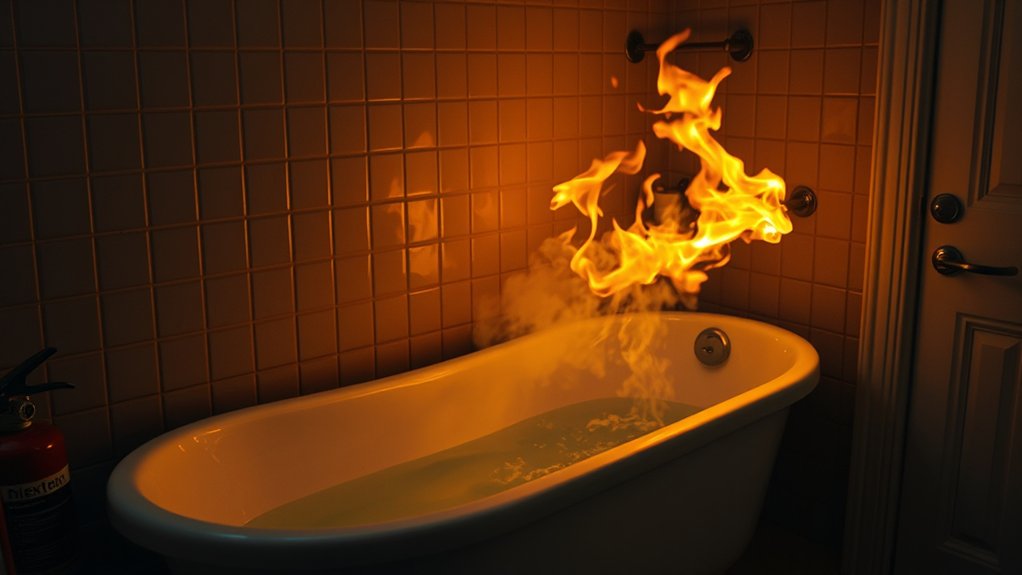 bathtub is not safe refuge
