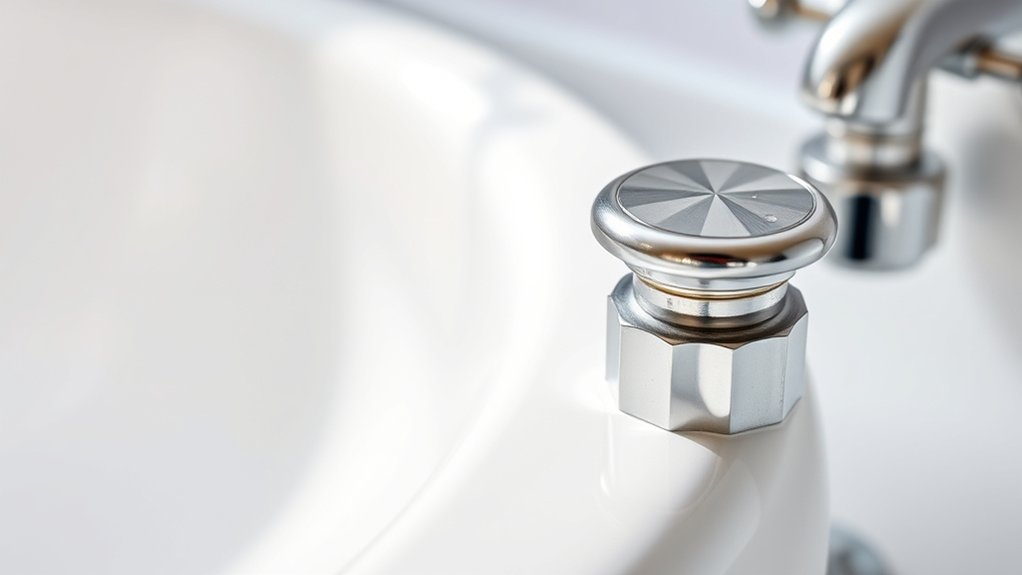 bathtub stopper creates seal
