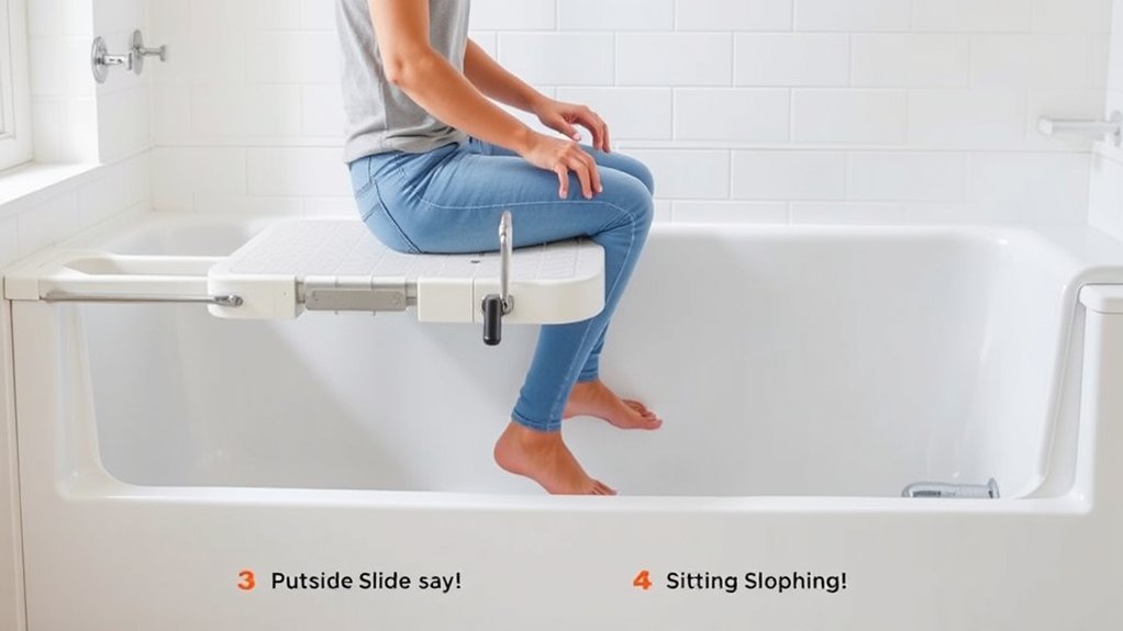 bathtub transfer bench safety steps