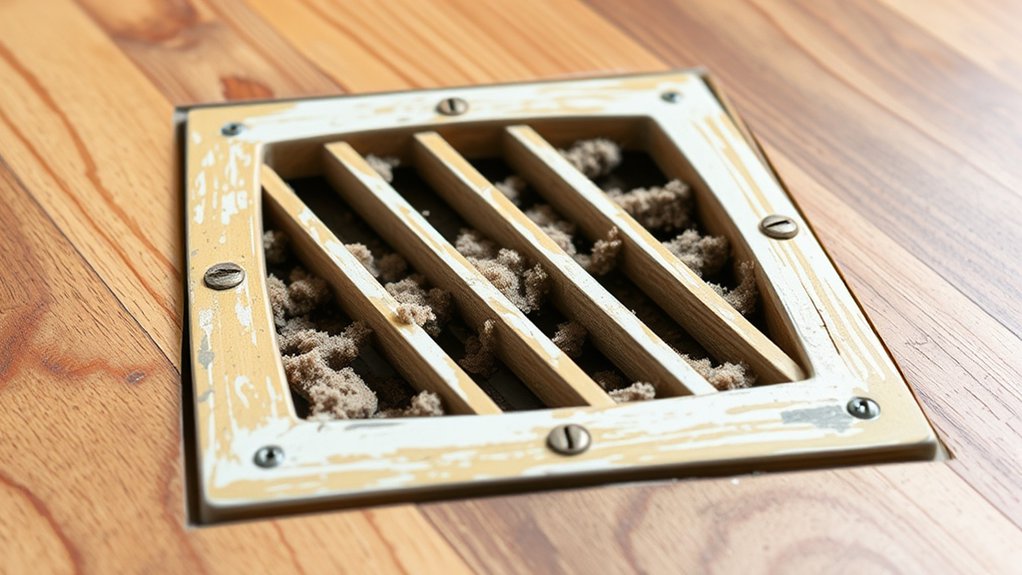 blocked damaged misfitting vent covers