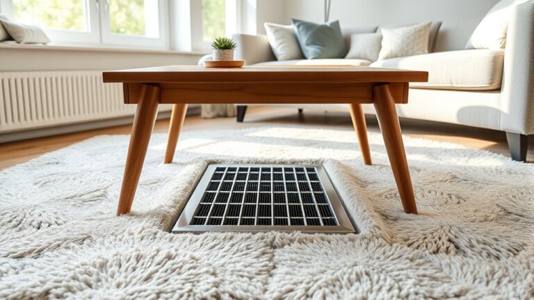 can furniture cover floor vent