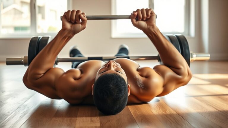 can you bench press floor