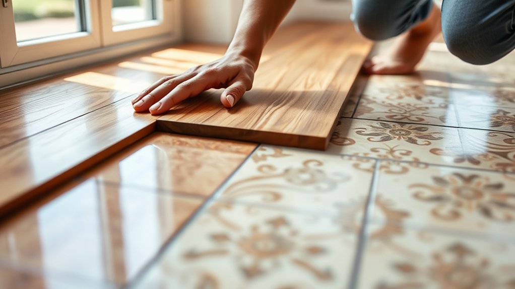 can you lay wood floor over tile