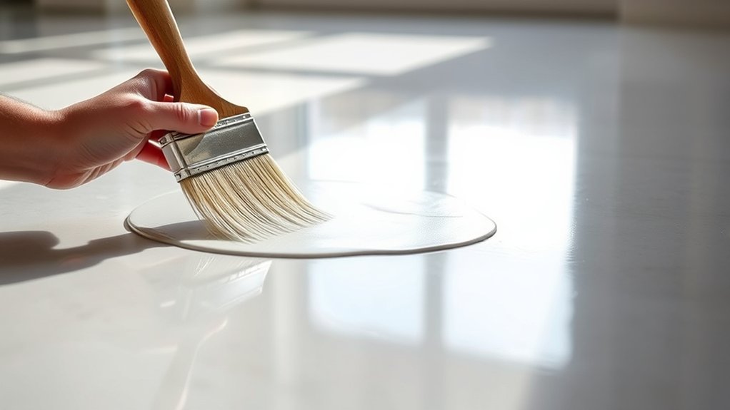 can you paint epoxy floor