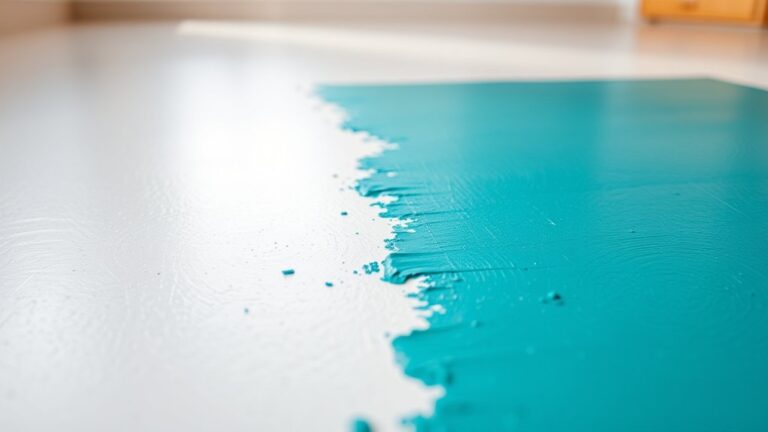 can you paint linoleum flooring