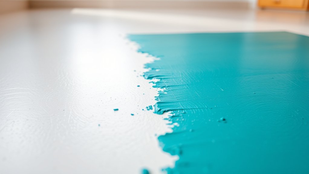 can you paint linoleum flooring