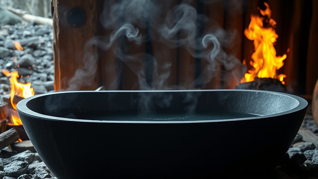 cast iron and ceramic fire resistance
