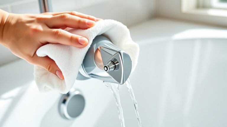cleaning bathtub spout diverter process