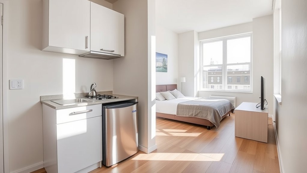 common studio kitchen variations by area
