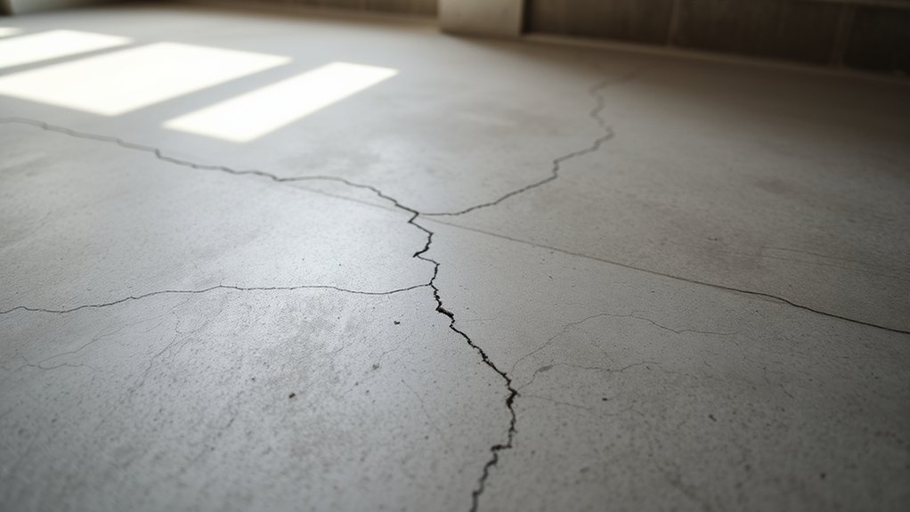crack width pattern indicate structure