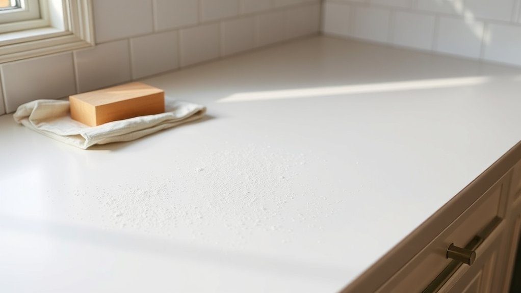 degrease sand prime seal edges