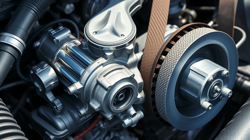 electric pumps have independent power belt driven rely on engine