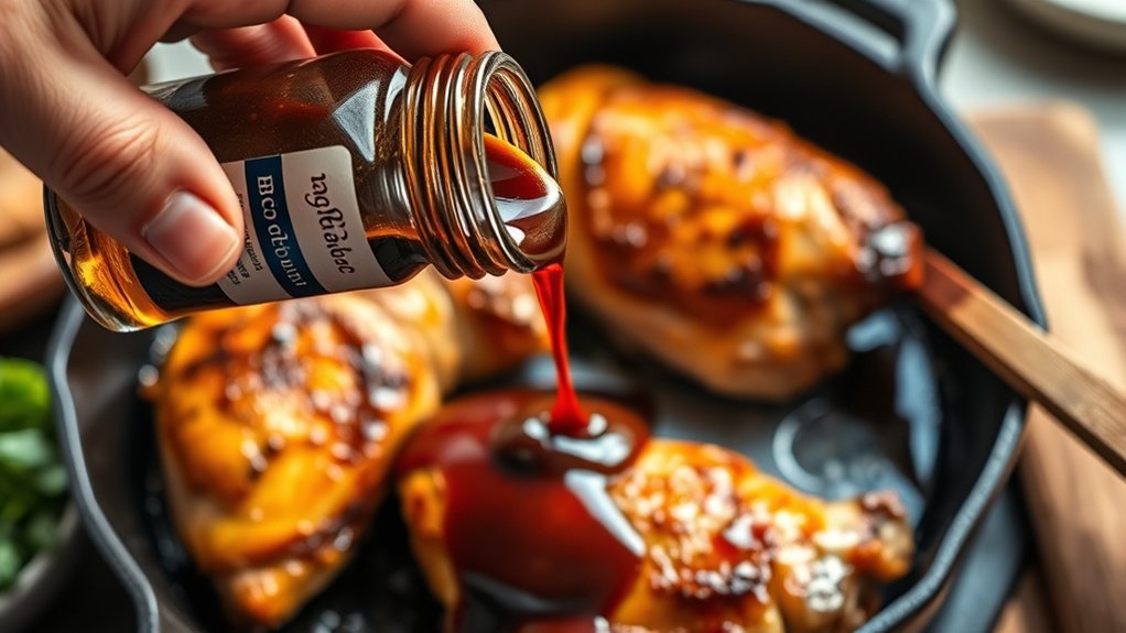 enhances browning via caramelized extracts