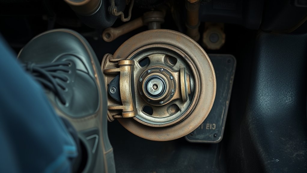 failing master cylinder and booster deserialize braking