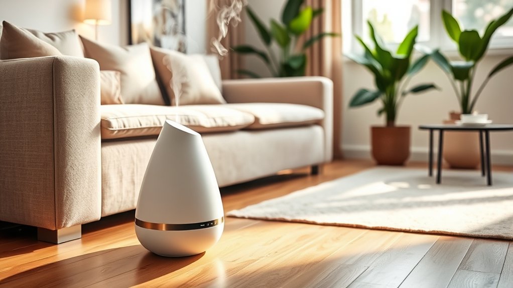 floor humidifier causes uneven humidity distribution