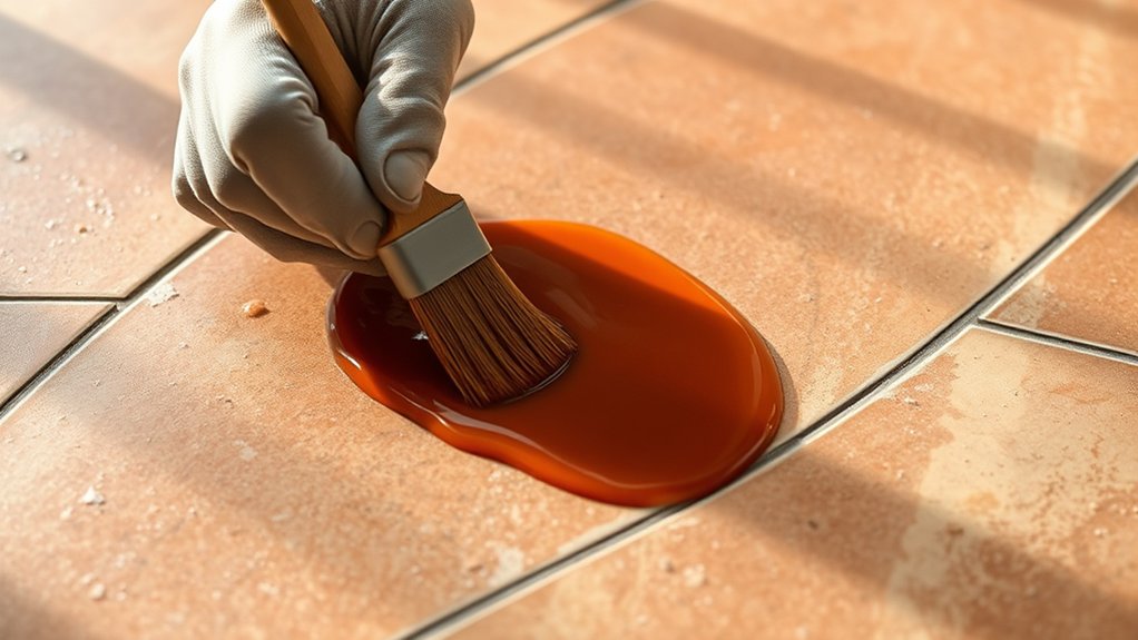 floor tile reglazing process details