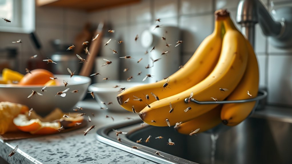 fruit flies identification and breeding sites
