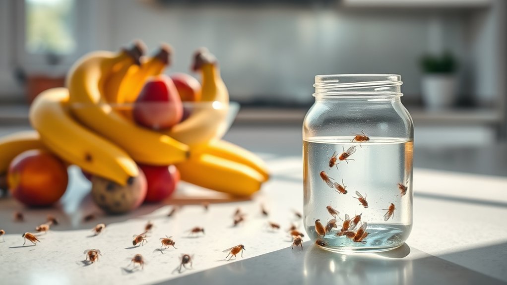 fruit flies thrive on fermenting kitchen waste