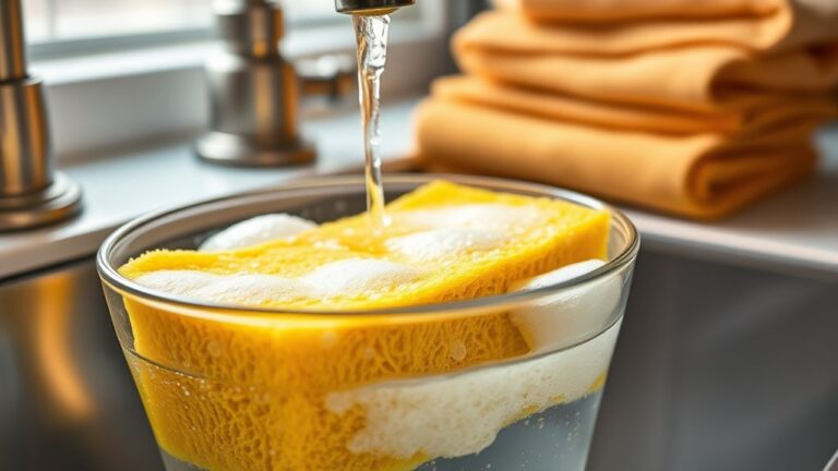 how to clean kitchen sponges