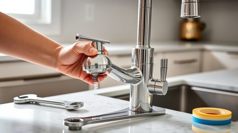 how to remove moen faucet