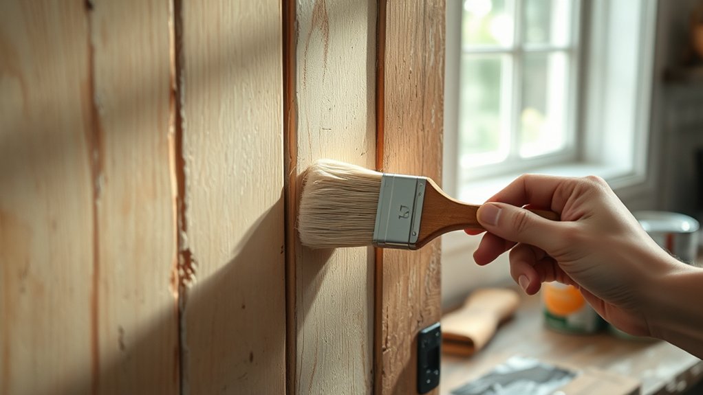 how to repaint aged cabinets