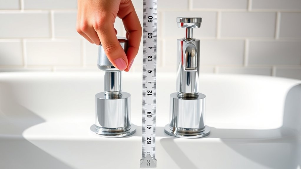 identifying faucet mounting type accurately