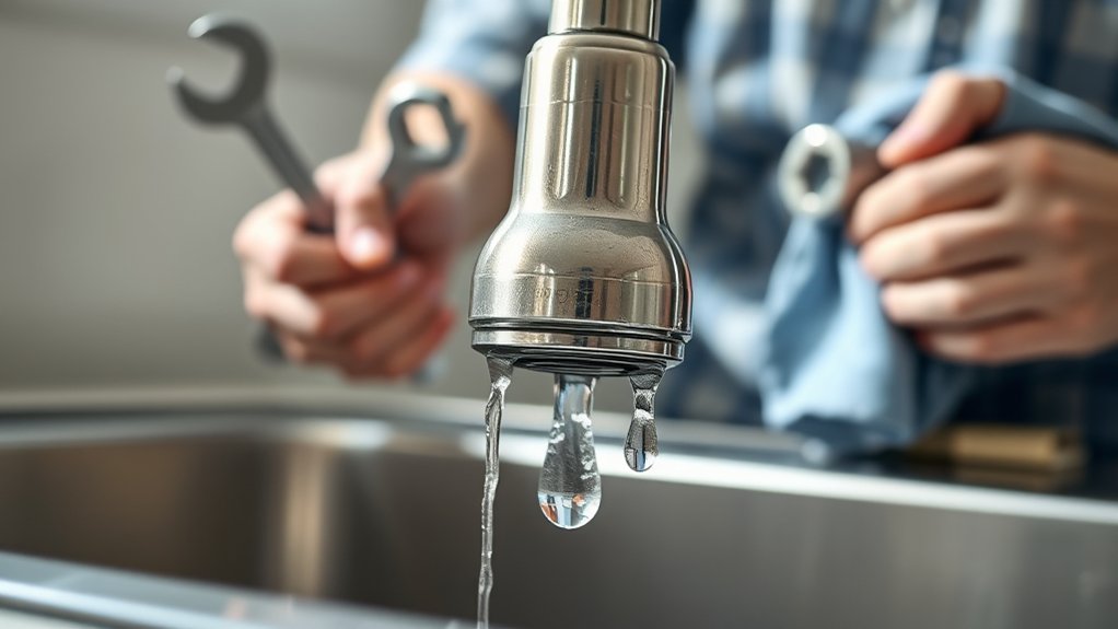 identifying moen faucet leak sources