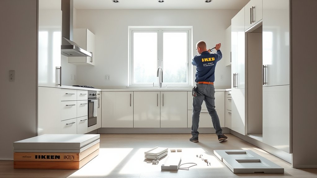 ikea kitchen installation timeline and warranty