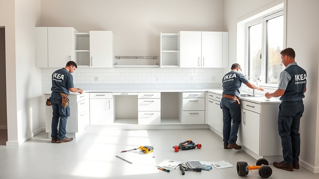 ikea professional kitchen installation ensures