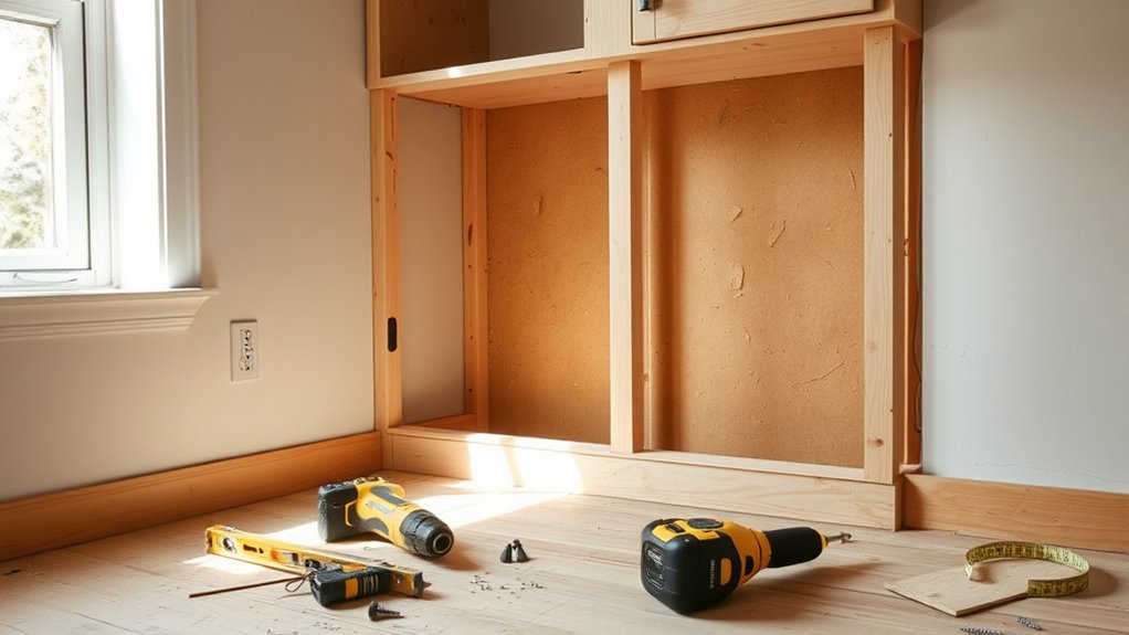 level plumb and weight distribution