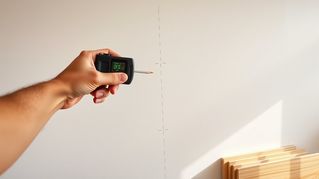 locate and mark wall studs precisely