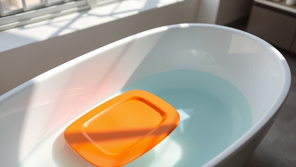 non porous tubs with flat bases