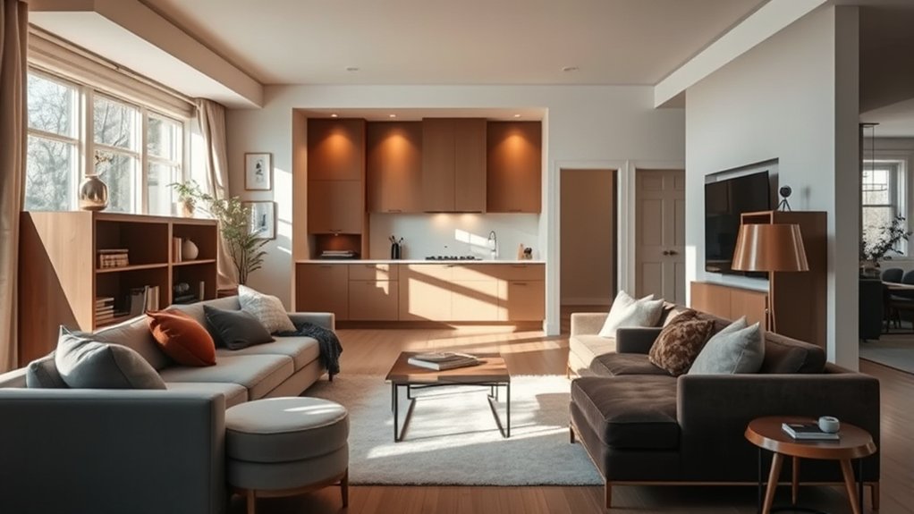 open floorplans need flexible zones