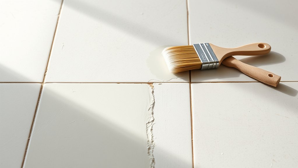 paintable porcelain and ceramic tiles with proper prep