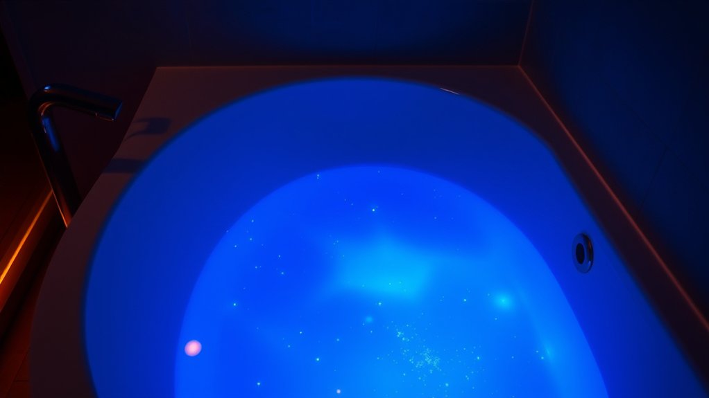 phosphorescent fluorescent tub residues glow