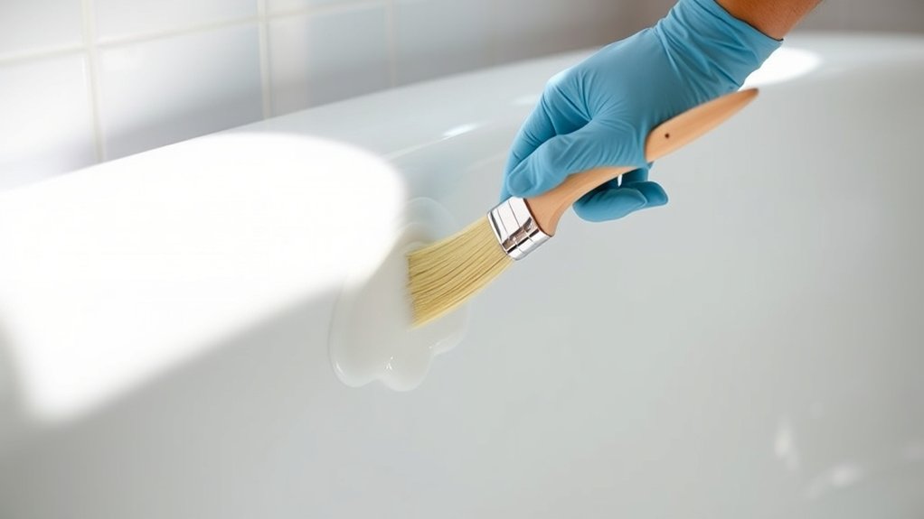 porcelain coating application and cure