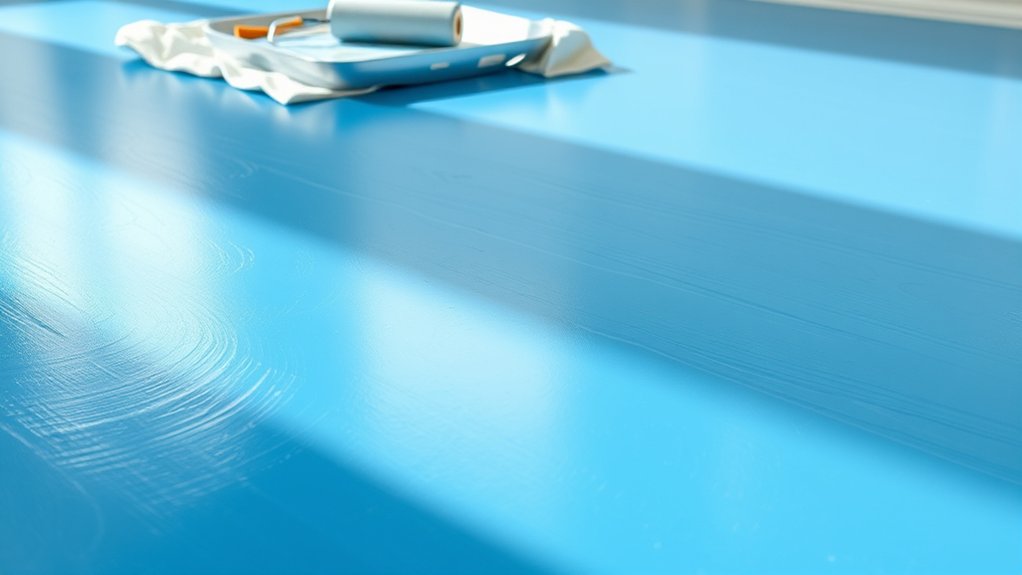 properly prepared painted vinyl floors endure longer