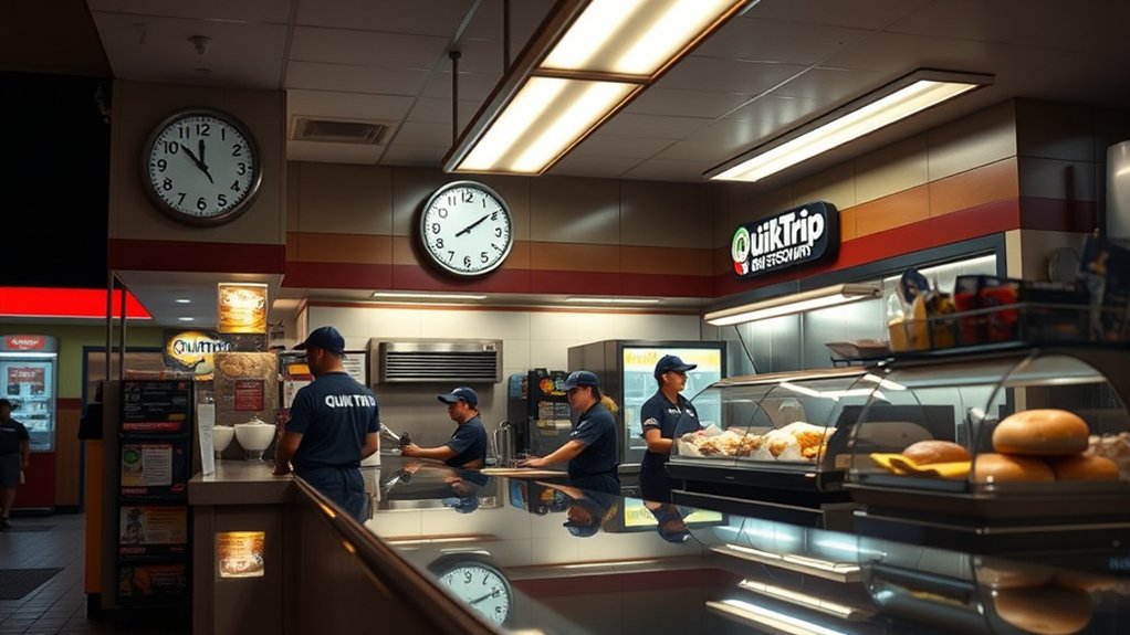 quiktrip kitchen closes late night