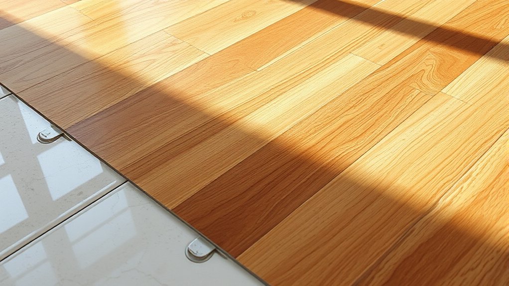 regular maintenance for wood flooring over tile