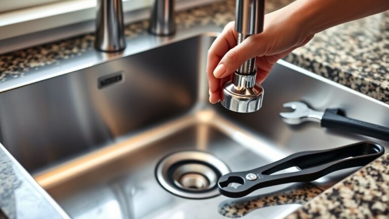 remove moen kitchen faucet safely
