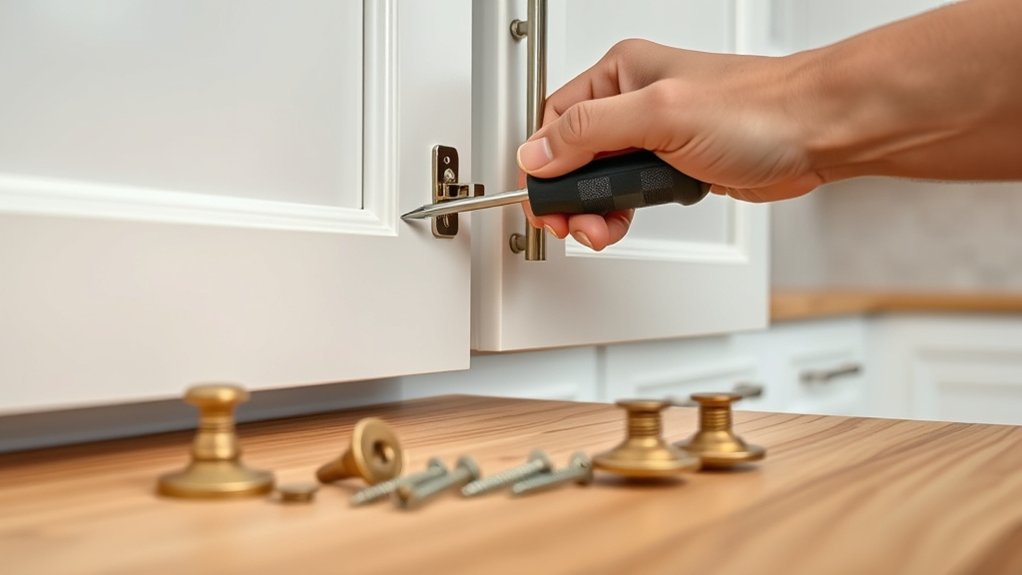 safe careful cabinet removal steps