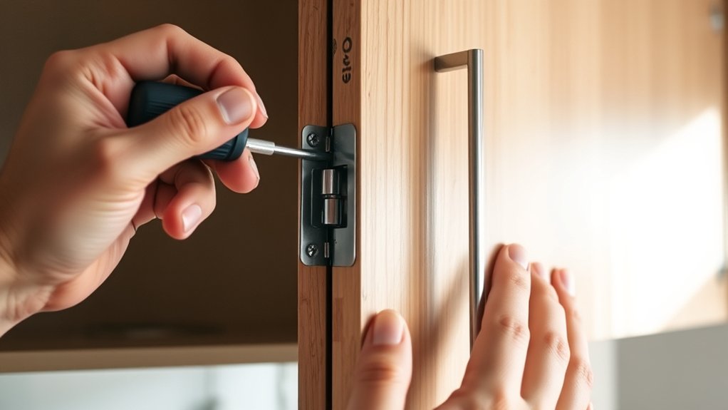 signs hinges need adjustment