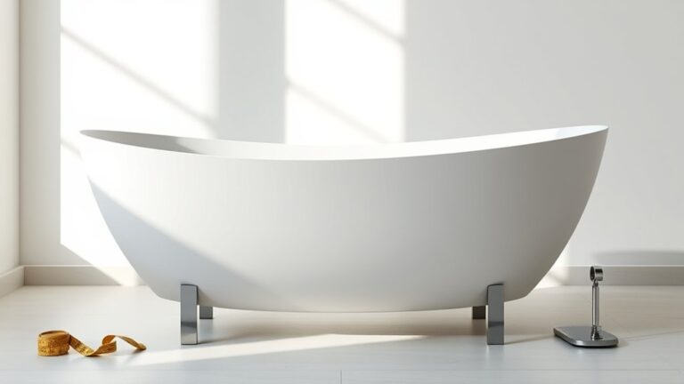 solid surface bathtub weight question