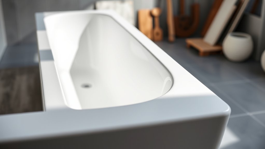 solid surface blends minerals and resin
